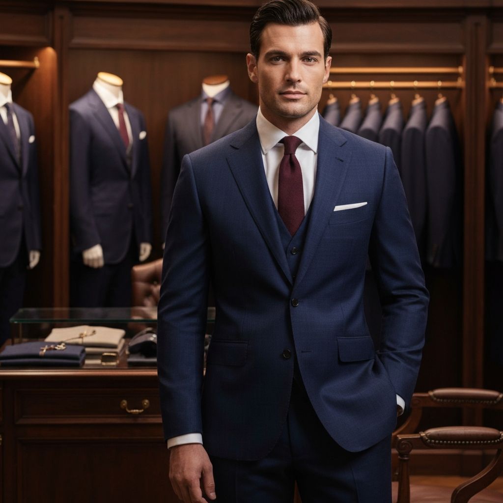 Elegant man in formal suit